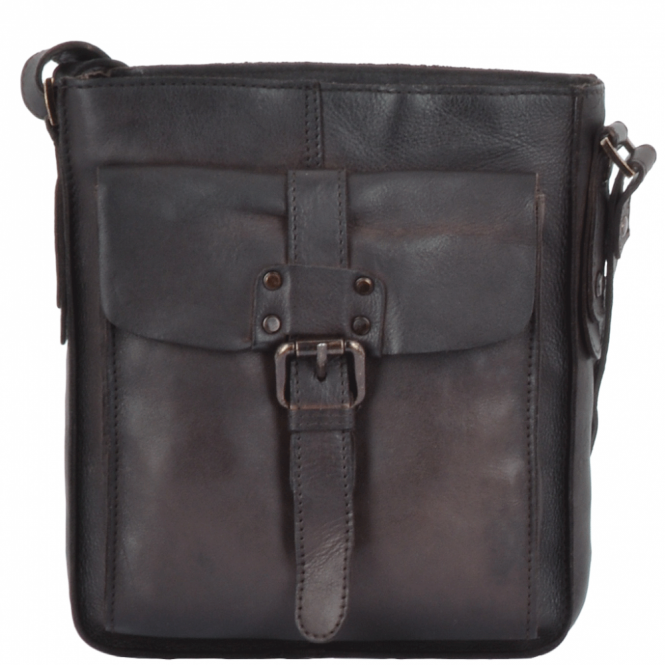 Small Vintage Leather Travel Bag - Kings Klothes 