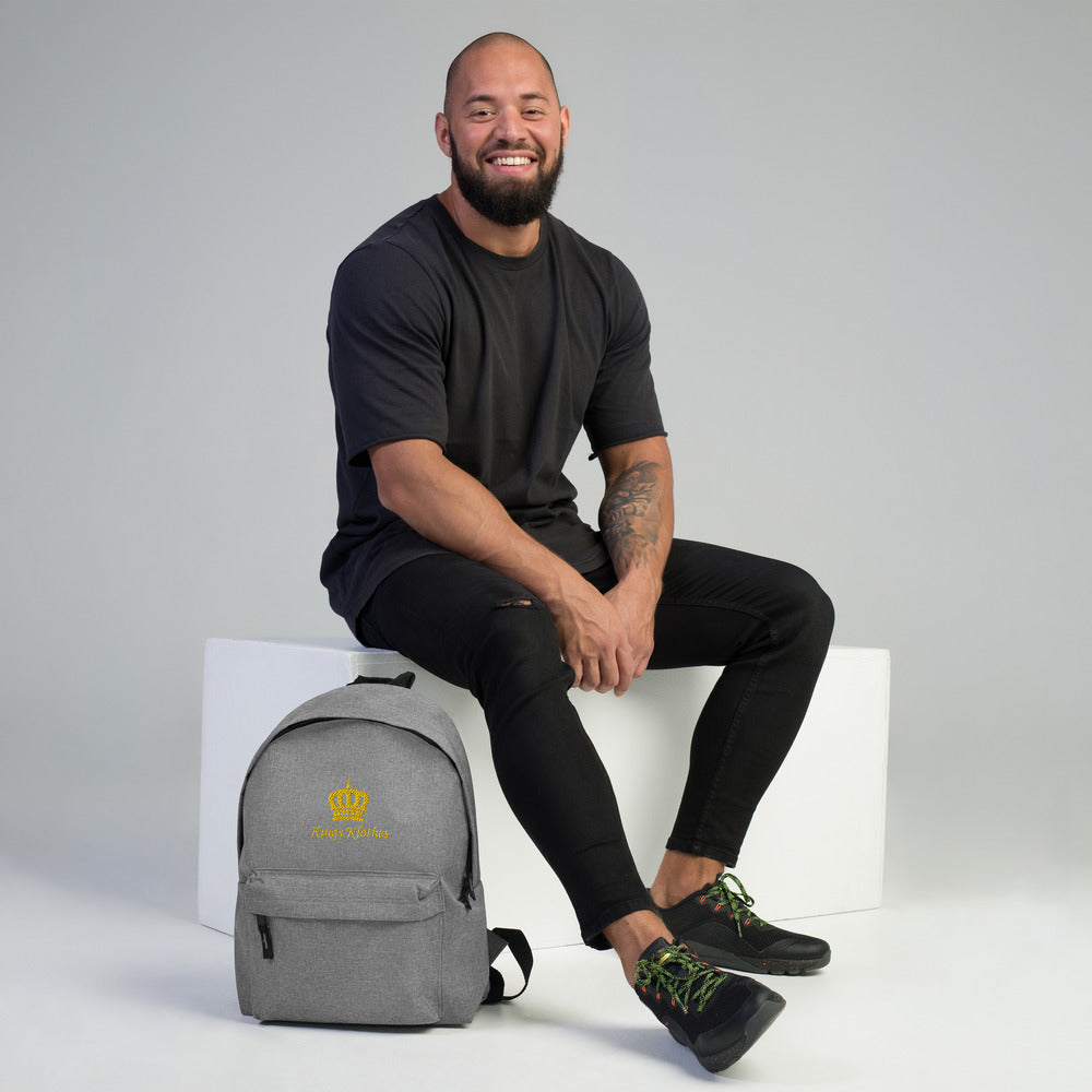 King's Embroidered Backpack - Kings Klothes 