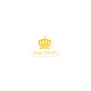 Bubble-free stickers - Kings Klothes 