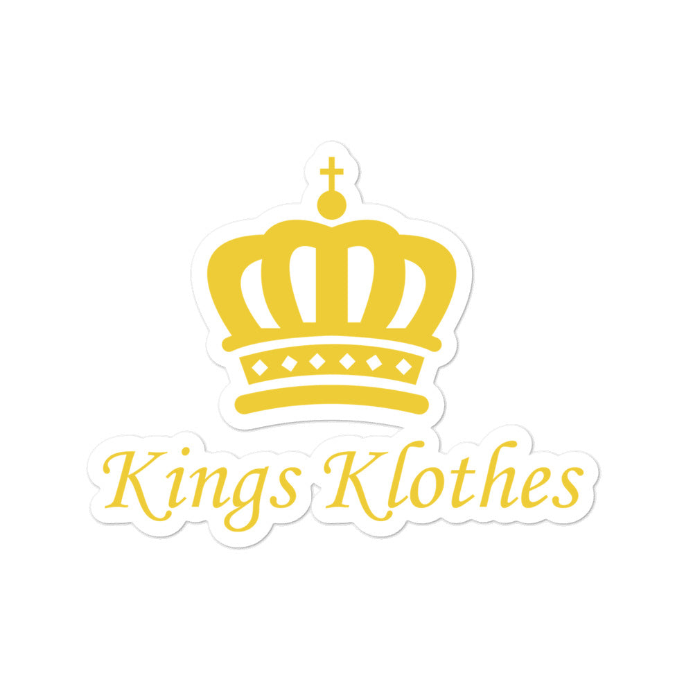 Bubble-free stickers - Kings Klothes 