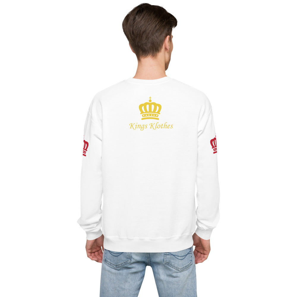 Unisex fleece sweatshirt - Kings Klothes 